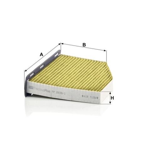 Filter, Innenraumluft MANN-FILTER FP 2939/1 FreciousPlus f&uuml;r VAG