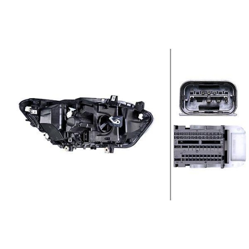 HELLA Hauptscheinwerfer 1EX 011 929-911 für BMW, links