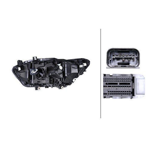 HELLA Hauptscheinwerfer 1EX 011 929-921 für BMW, rechts