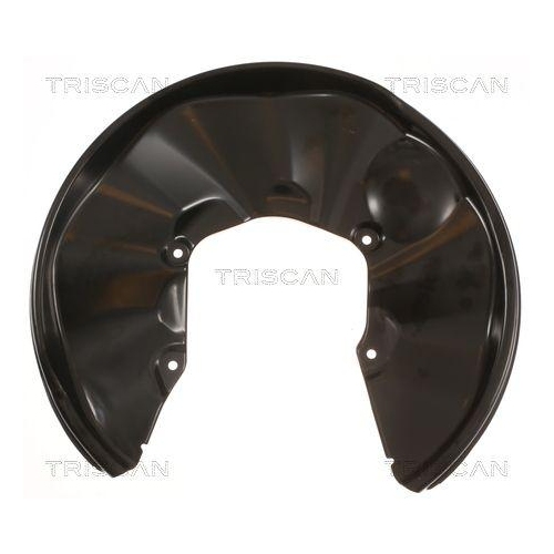 Spritzblech, Bremsscheibe TRISCAN 8125 29269 f&uuml;r VW, Hinterachse rechts