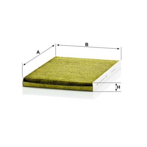 Filter, Innenraumluft MANN-FILTER FP 2882 FreciousPlus f&uuml;r VAG