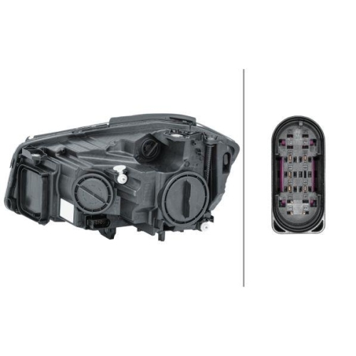 HELLA Hauptscheinwerfer 1EG 010 818-121 f&uuml;r MERCEDES-BENZ, rechts