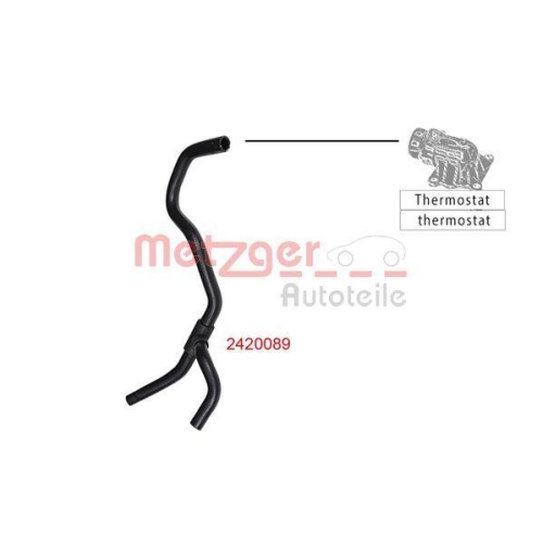 K&uuml;hlerschlauch METZGER 2420089 f&uuml;r FORD