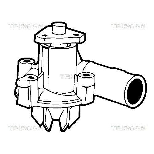 Wasserpumpe, Motork&uuml;hlung TRISCAN 8600 10730 f&uuml;r CHRYSLER CITRO&Euml;N PEUGEOT TALBOT