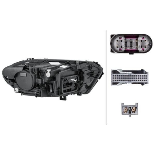 HELLA Hauptscheinwerfer 1LX 015 091-831 für MERCEDES-BENZ, links