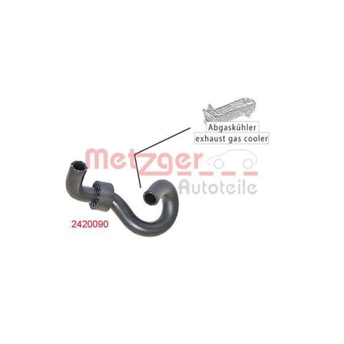 K&uuml;hlerschlauch METZGER 2420090 f&uuml;r FORD