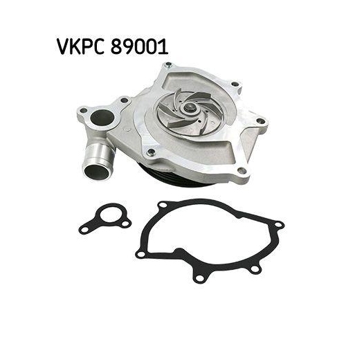 Wasserpumpe, Motork&uuml;hlung SKF VKPC 89001 f&uuml;r PORSCHE