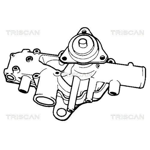 Wasserpumpe, Motork&uuml;hlung TRISCAN 8600 10813 f&uuml;r RENAULT VOLVO