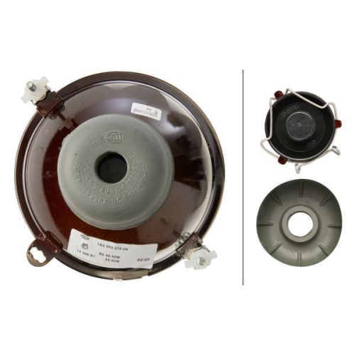 HELLA Hauptscheinwerfer 1A3 003 370-041 für MASSEY FERGUSON DEUTZ-FAHR FENDT