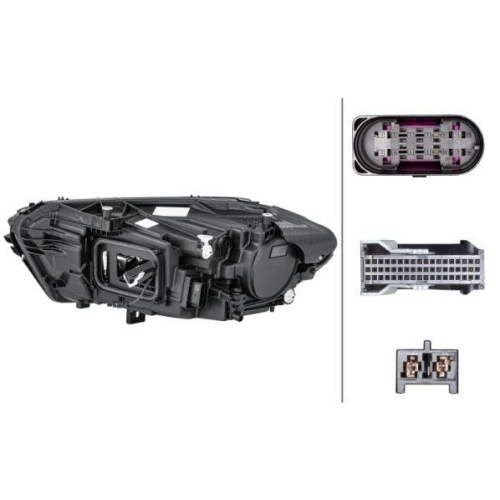 HELLA Hauptscheinwerfer 1LX 015 091-841 für MERCEDES-BENZ, rechts