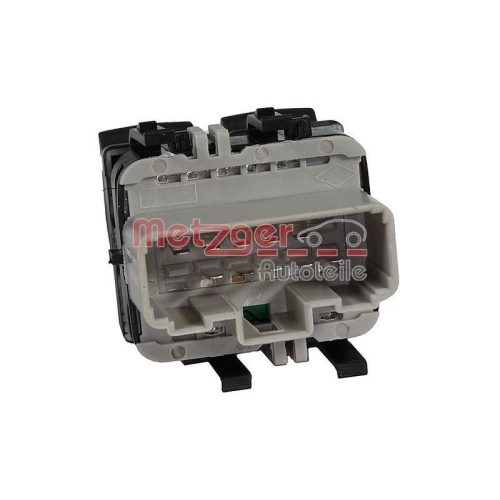 Schalter, Fensterheber METZGER 0916551 f&uuml;r RENAULT, fahrerseitig