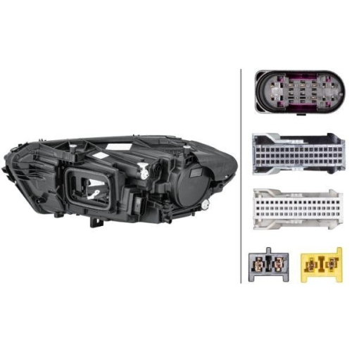 HELLA Hauptscheinwerfer 1LX 015 091-941 für MERCEDES-BENZ, rechts