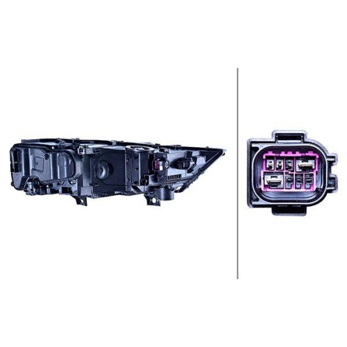 HELLA Hauptscheinwerfer 1EX 354 881-011 f&uuml;r AUDI, links