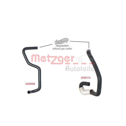 K&uuml;hlerschlauch METZGER 2420094 f&uuml;r FORD, oben