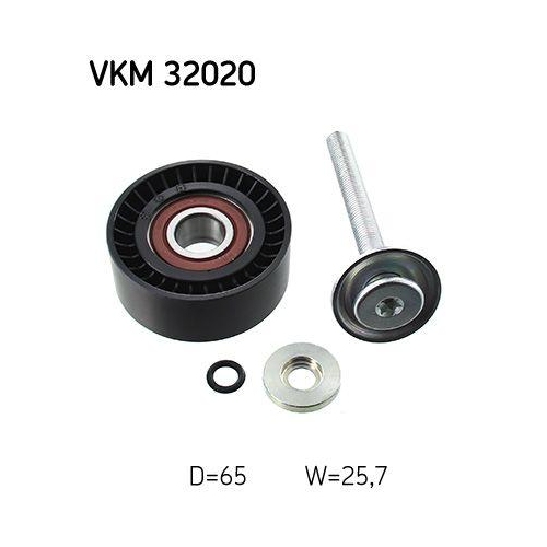 Umlenk-/F&uuml;hrungsrolle, Keilrippenriemen SKF VKM 32020 f&uuml;r ALFA ROMEO CITRO&Euml;N