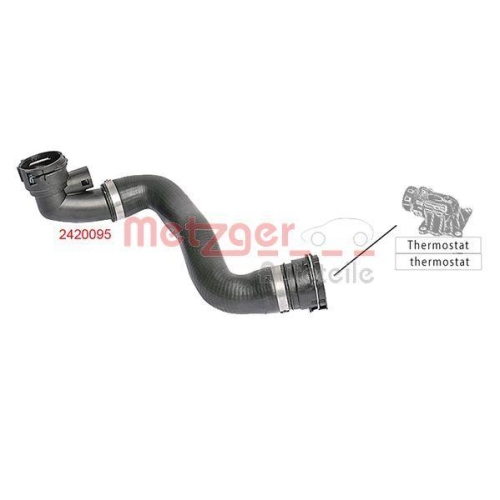 K&uuml;hlerschlauch METZGER 2420095 f&uuml;r BMW