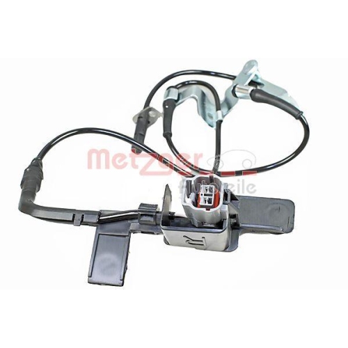 Sensor, Raddrehzahl METZGER 09001036 f&uuml;r MAZDA, Vorderachse rechts