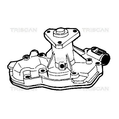 Wasserpumpe, Motork&uuml;hlung TRISCAN 8600 25088 f&uuml;r RENAULT