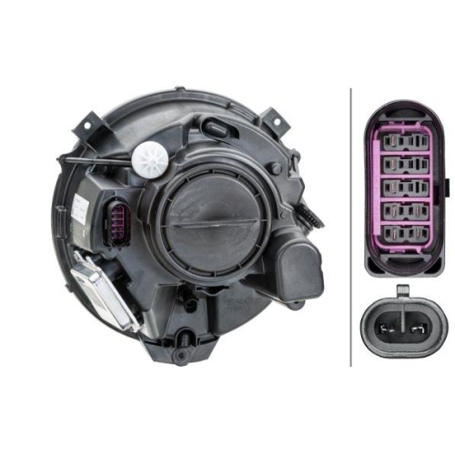 HELLA Hauptscheinwerfer 1ZS 271 531-031 f&uuml;r MERCEDES-BENZ, links, rechts