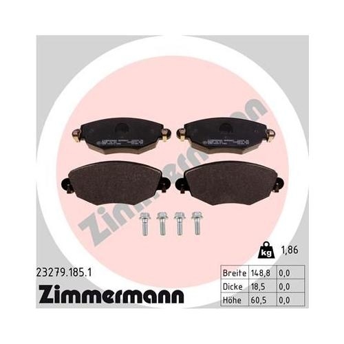 Bremsscheibe ZIMMERMANN 250.1344.20 COAT Z für FORD JAGUAR, Vorderachse