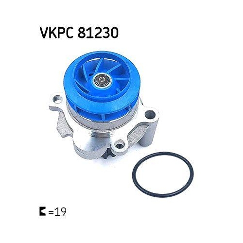 Wasserpumpe, Motork&uuml;hlung SKF VKPC 81230 Aquamax f&uuml;r AUDI CHRYSLER FORD SEAT VW