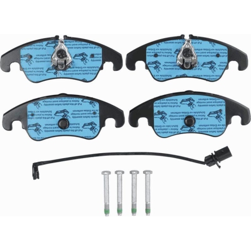 Bremsbelagsatz, Scheibenbremse TRW GDB1768 COTEC f&uuml;r VW AUDI (FAW), Vorderachse