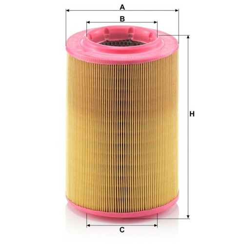 Luftfilter MANN-FILTER C 17 201/3 f&uuml;r VAG