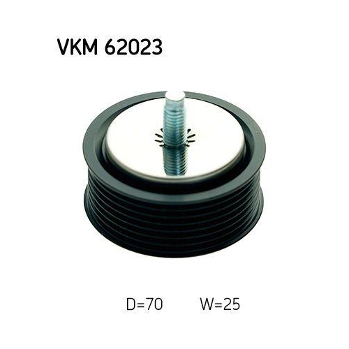 Umlenk-/F&uuml;hrungsrolle, Keilrippenriemen SKF VKM 62023 f&uuml;r NISSAN