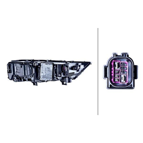 HELLA Hauptscheinwerfer 1EX 354 881-111 für AUDI, links