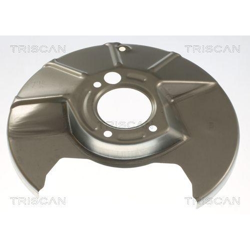 Spritzblech, Bremsscheibe TRISCAN 8125 50201 f&uuml;r FORD MAZDA, Hinterachse links