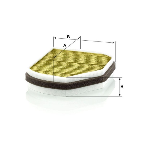 Filter, Innenraumluft MANN-FILTER FP 2897 FreciousPlus f&uuml;r CHRYSLER FIAT