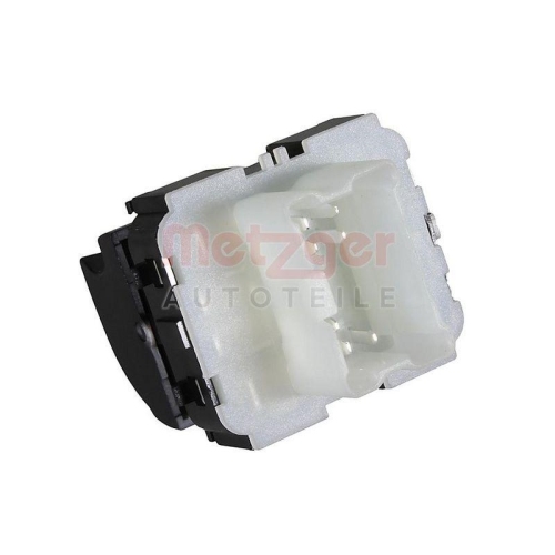 Schalter, Fensterheber METZGER 09161236 GREENPARTS für RENAULT, fahrerseitig