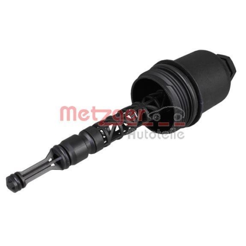 Deckel, Ölfiltergehäuse METZGER 2370030 für MERCEDES-BENZ, oben