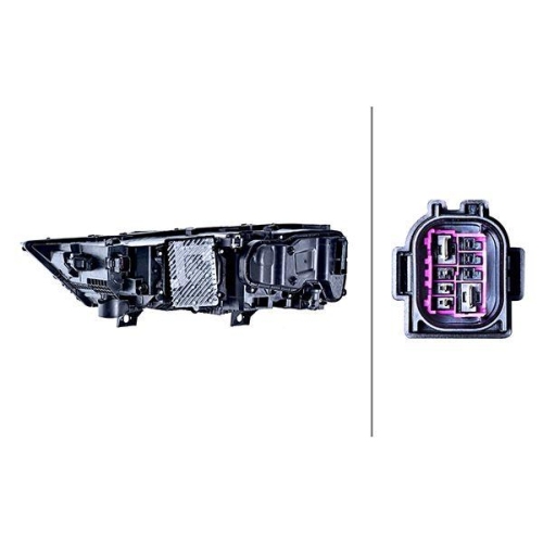 HELLA Hauptscheinwerfer 1EX 354 881-141 für AUDI, rechts