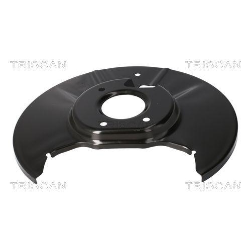 Spritzblech, Bremsscheibe TRISCAN 8125 50203 für MAZDA, Hinterachse links