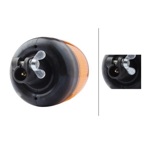 HELLA Rundumkennleuchte 2RL 009 506-001 Rota Compact für AEBI VOLVO HOLDER CLAAS