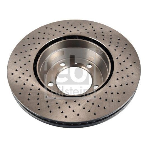 FEBI BILSTEIN 44060 2 St&uuml;ck Bremsscheiben f&uuml;r PORSCHE, Hinterachse links