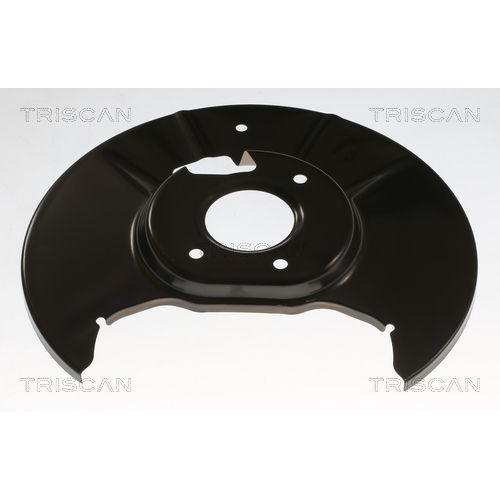 Spritzblech, Bremsscheibe TRISCAN 8125 50204 f&uuml;r MAZDA, Hinterachse rechts