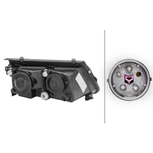 HELLA Hauptscheinwerfer 1AF 007 620-051 für AUDI VW, links