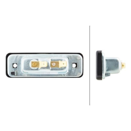 HELLA Kennzeichenleuchte 2KA 001 388-097 für EVOBUS, links, rechts