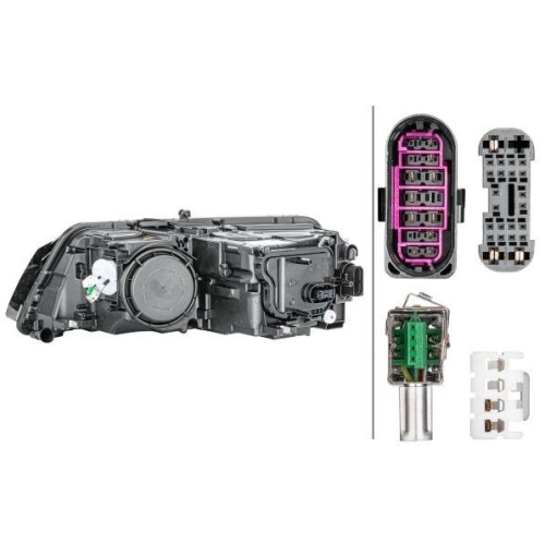 HELLA Hauptscheinwerfer 1ZT 010 192-681 f&uuml;r AUDI, rechts