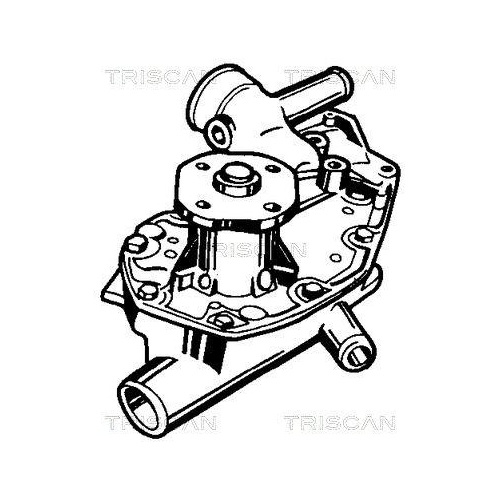 Wasserpumpe, Motork&uuml;hlung TRISCAN 8600 27105 f&uuml;r RENAULT VOLVO DACIA
