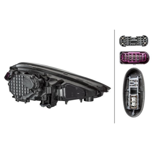 HELLA Hauptscheinwerfer 1ZT 011 745-751 f&uuml;r PORSCHE, links