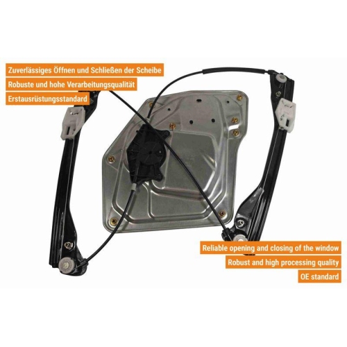 VAICO Fensterheber links und rechts elektrisch vorne V10-2495 + V10-2496 f&uuml;r SKODA