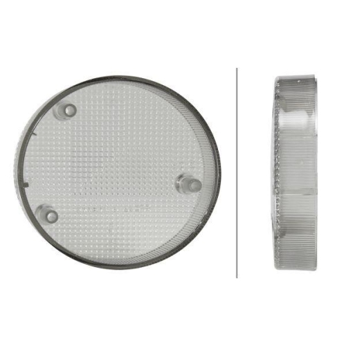 HELLA Lichtscheibe, Blinkleuchte 9EL 990 354-031 für FENDT CATERPILLAR AGCO MAFI