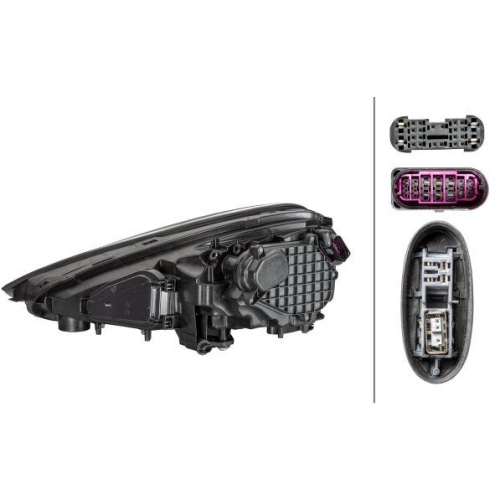HELLA Hauptscheinwerfer 1ZT 011 745-761 für PORSCHE, rechts