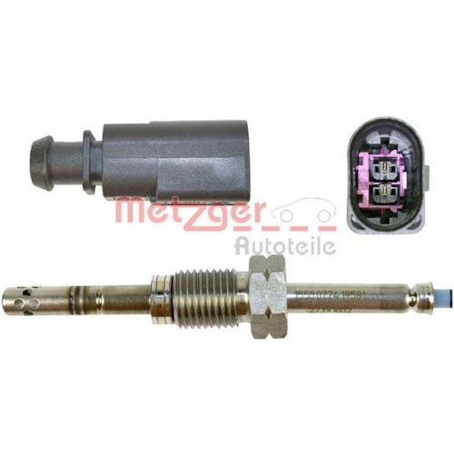 Sensor, Abgastemperatur METZGER 0894197 ORIGINAL ERSATZTEIL f&uuml;r SEAT VW