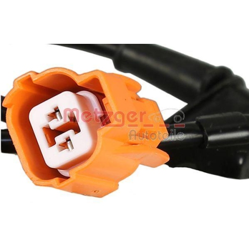 Sensor, Raddrehzahl METZGER 09001045 GREENPARTS f&uuml;r HONDA, Vorderachse rechts