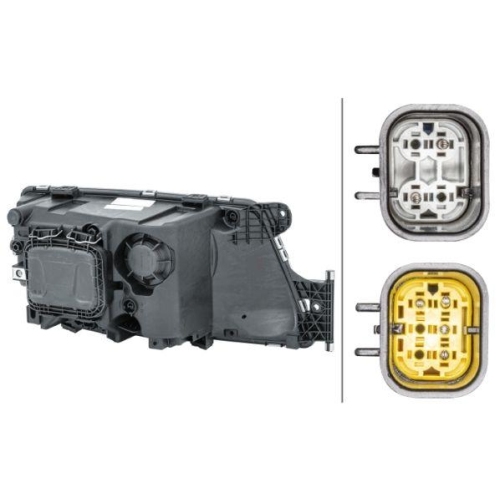 HELLA Hauptscheinwerfer 1EH 354 987-011 für MAN, links