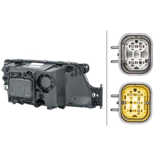 HELLA Hauptscheinwerfer 1EH 354 987-031 f&uuml;r MAN, links